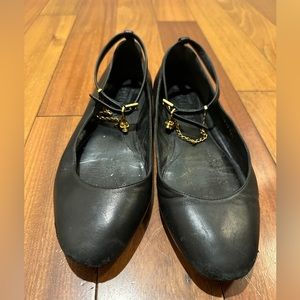 Alexander McQueen Black Ballet Flats